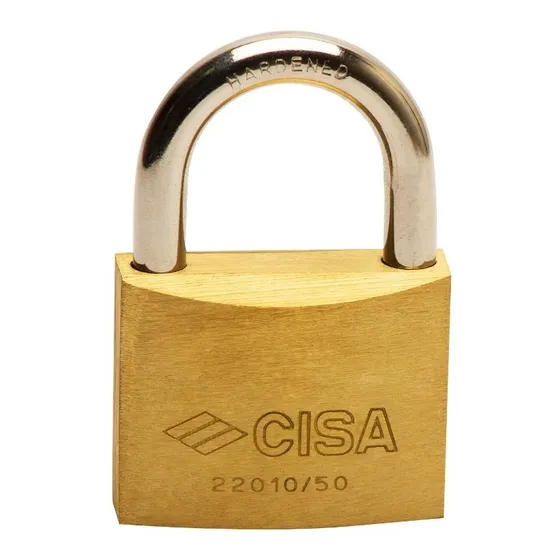 Candado De Arco 30mm De Laton Con 2 Llaves Cisa