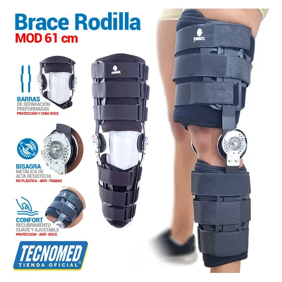 Brace De Rodilla Articulado Tecnomed 61cm Rodillera Soporte