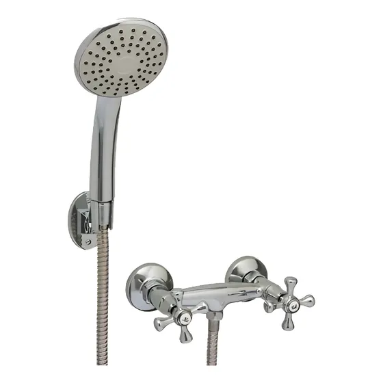 Ducha Mezcladora Mozart 9315 C/soporte Móvil Flexible Abs