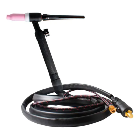 Antorcha Tig S17 Valvula 12ft, Rigida, Borne De 1/2'' Wp-17v Negro