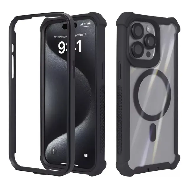 Funda Para iPhone Uso Rudo Defender 2 En 1 Con Magsafe