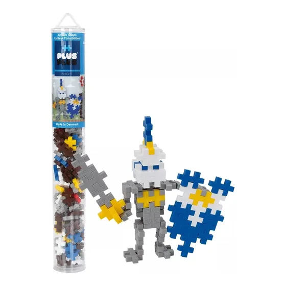 Juego Bloques Caballero 100 Piezas Escudo Plus Plus Tx