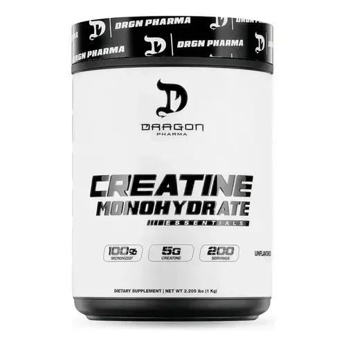 Dragon Pharma Creatine Monohydrate 1 Kg 200 Serv Sabor Sin Sabor