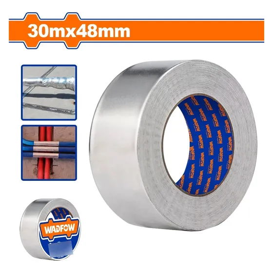 Rollos Cinta Aluminio Aislante 30mt X 48mm Wadfow Wvf6h30 
