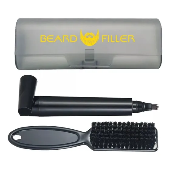 Kit Barba Con Obsequio Lapiz Rellena-perfila + Cepillo + Obs