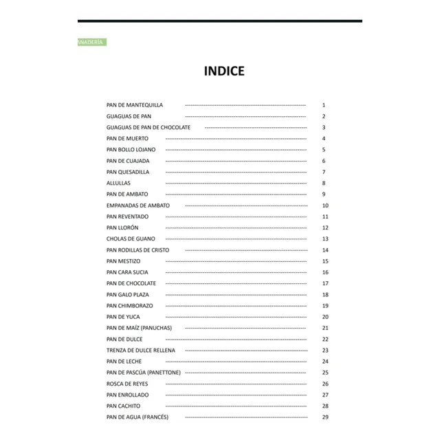 Recetario Panaderia Y Pasteleria - Pdf