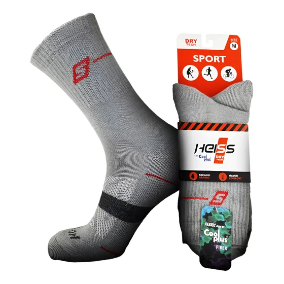 Medias Deportivas Largas, Heiss Sport Dry Tech