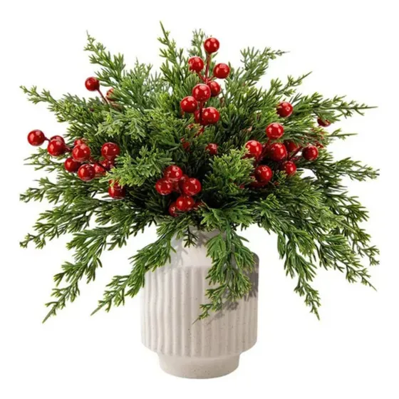 45 Arreglos Florales Navideños Con Agujas De Pino For El