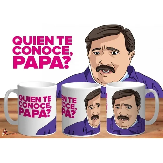 Taza Atiendo Boludos Quien Te Conoce Papa 4k Art 02