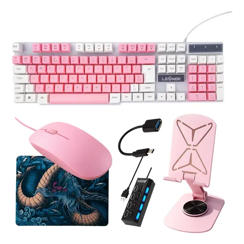 Kit Evolut EG-53 Gamer Teclado Semi Mecânico Mouse Gamer E Headset