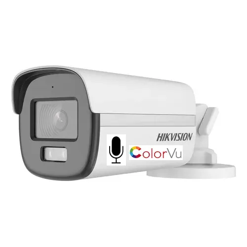 03 Cameras Bullet Hikvision 2megas Colorvu 40metros + Brinde