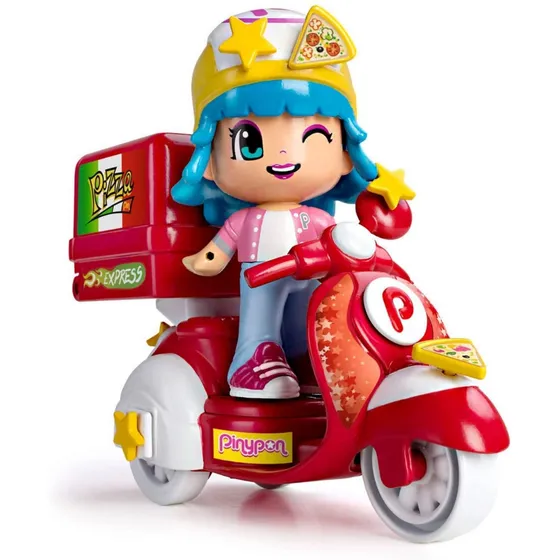 Pinypon Moto Delivery De Pizeria Con Accesorios 
