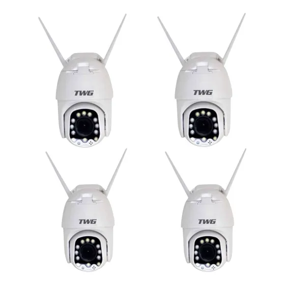 Kit 4 Câmeras Speed Dome Full Hd 1080p Wifi Tw-9550