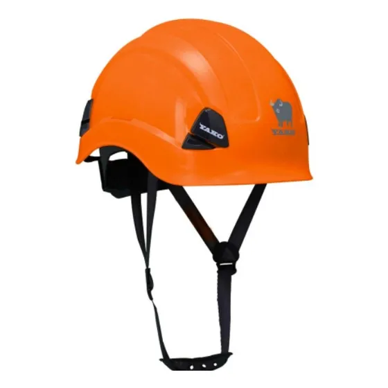 Casco Yako Trabajo En Altura, Escalada, Rescate Colores Color Naranjo