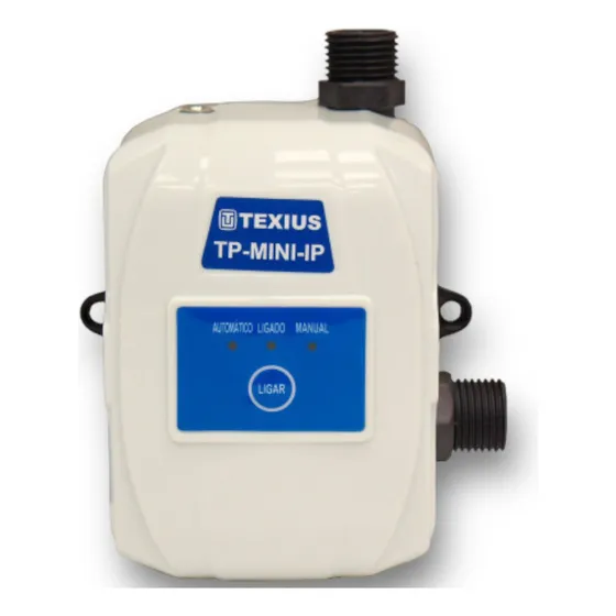 Minibomba Pressurizador Água Automatica 127/220V Tp 80w Texius 127/220V