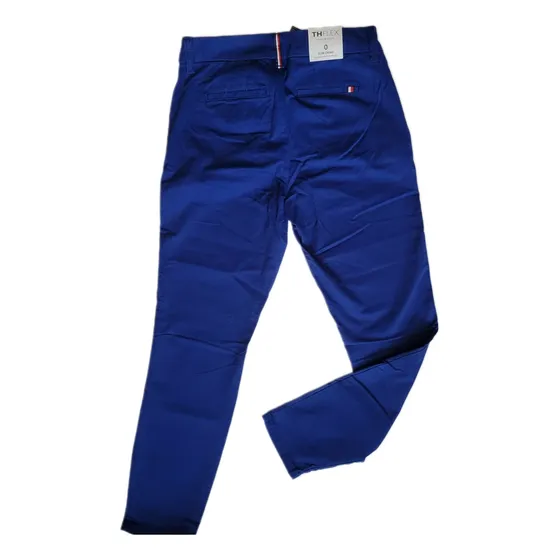 Pantalon Dama Chino Esential Tommy Hilfinger Azul Talla 0