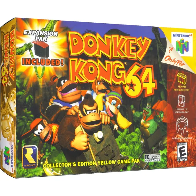 Protector Juegos Retro Caja De Plástico Laminado Donkey Kong