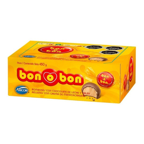 Chocolate Bon O Bon- Clásico- 15gr Caja 30 Un.