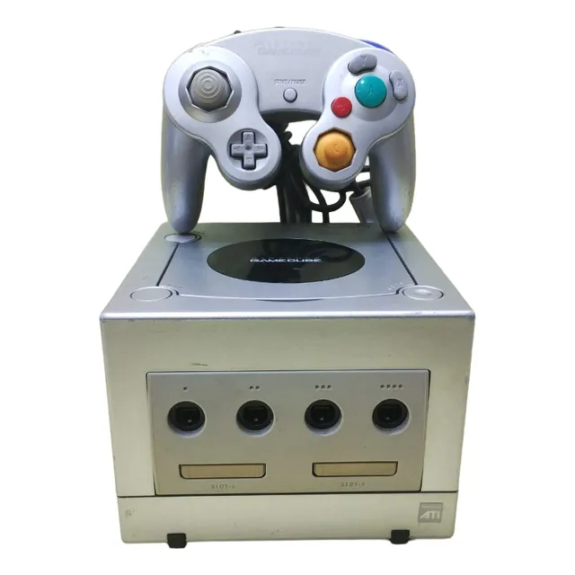 Consola Nintendo Gamecube | Plateada Con Accesorios