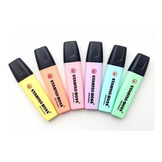 Marcador Fluo Pastel Stabilo Boss X 6