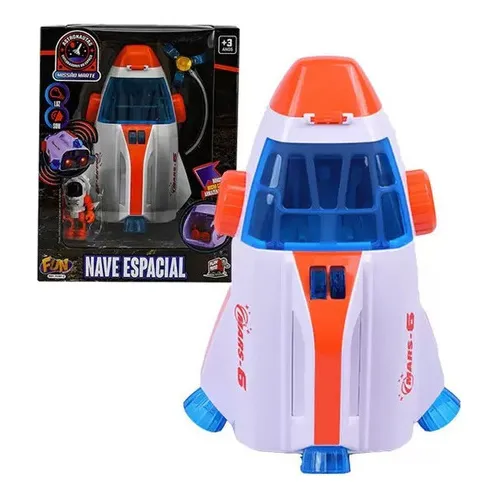 Brinquedo Astronautas Missão Marte Nave Espacial Fun F00812