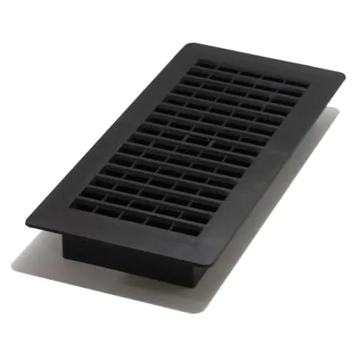 Registro De Suelo De Plástico Decor Grates Pl410blk De...