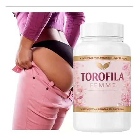 Torofila Femme Premium Aumenta Coxas Seios Pernas 60 Caps Sem Sabor