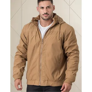 Jaqueta Top Masculina Sarja Com Capuz Forrada Peluciada Frio Jaqueta Top Masculina Sarja Com Capuz Forrada Peluciada Frio