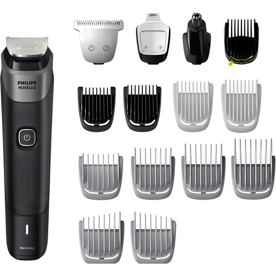 Máquina afeitadora y cortadora de pelo Philips Multigroomer 5000 negra 110V