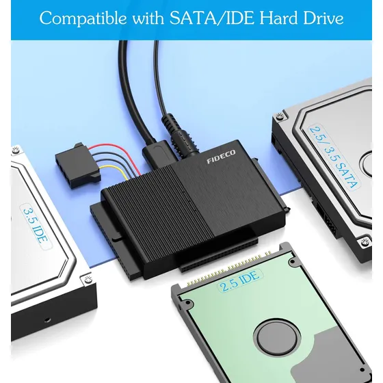 Adaptador Usb 3.0 A Sata O Ide Universal Para Hdd/ssd Sata