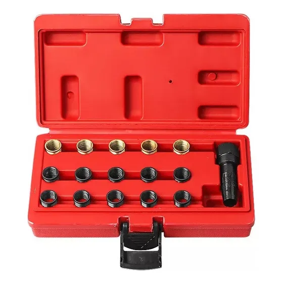 Kit Reparacion Roscas Bujias, Macho Y Casquillos Helicoil