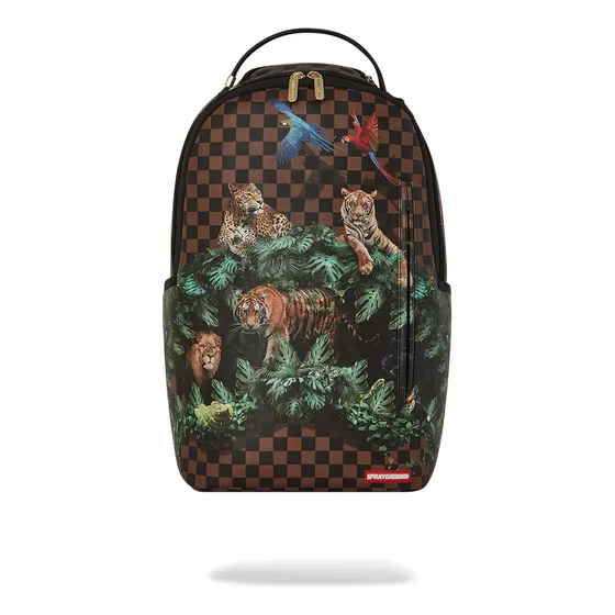 Mochila Sprayground Shark Jungle Dlxsv 910b4007nsz Marron