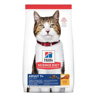 Alimento Hill's Science Diet Adult 7+ Para Gato Adulto Sabor Pollo De 1.8 Kg