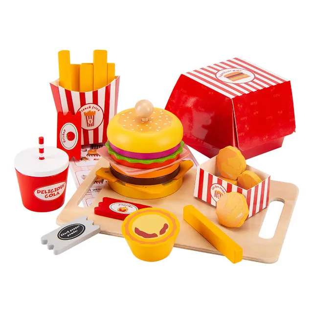Hamburguesa, Papas Y Acc De Encastre Infantil-montessori