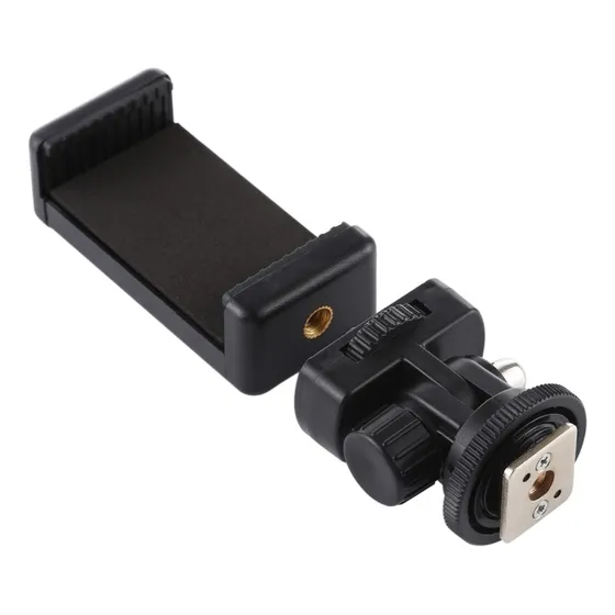 Soporte Celular Para Tripode O Zapata Caliente Camara Dslr