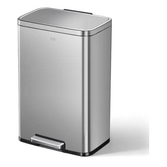 Bote De Basura Acero Inoxidable 50 L Con Tapa Eko Madison