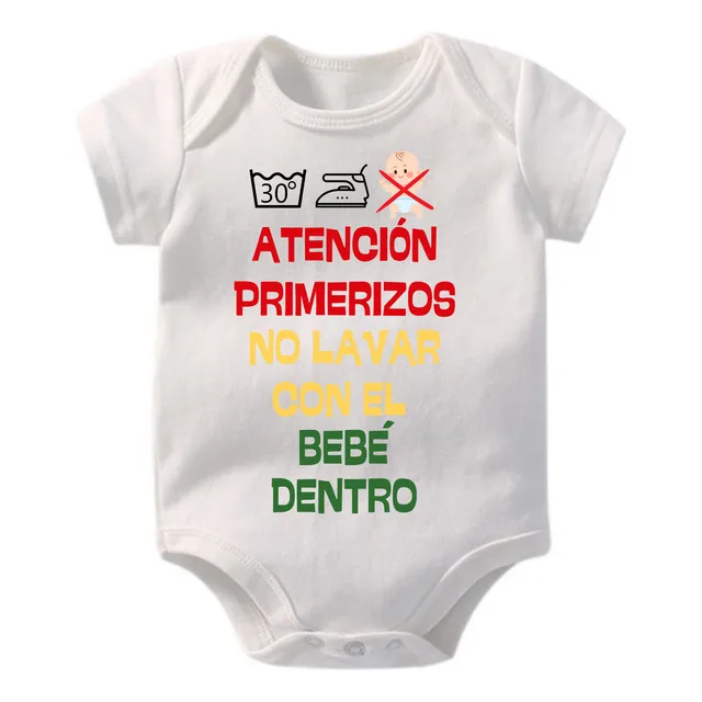 Body Bebe, Primer Bebe, Frase Para Padres, Blanco.