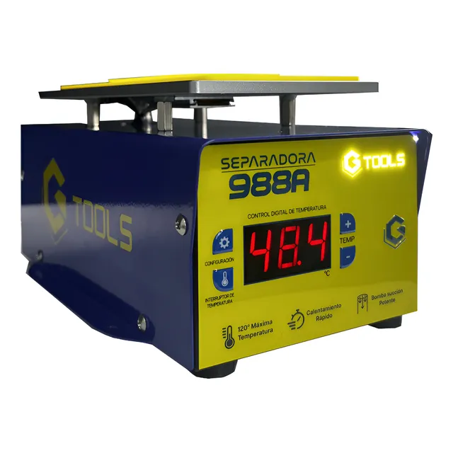 Plancha Separadora De Glass G-tools 988a Lite + Hilo Regalo
