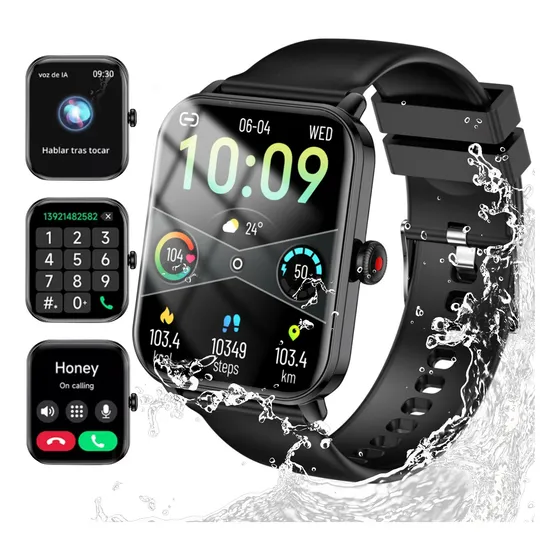 Regalo De Llamada Bluetooth De Reloj Inteligente Unisex