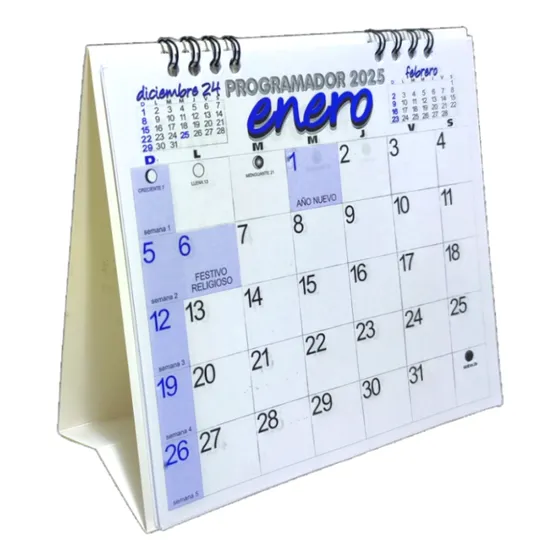 Planeador/programador/calendario/escritorio 17alx17an 2025