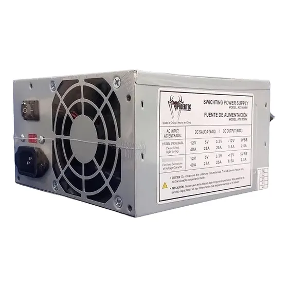 Fuente De Poder Atx 600w 20+4 Pines 24 Sata Pc Desktop Compu