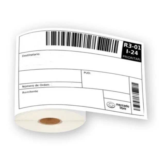 Rollo De Etiqueta Térmica Ideal Envíos- 10x15 (rollo 500uds)