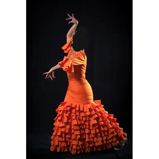 Espectacular Vestido Flamenco De Reconocida Diseñadora