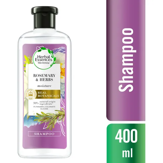 Shampoo Herbal Essences Bio:renew Rosemary & Herbs, 400 Ml