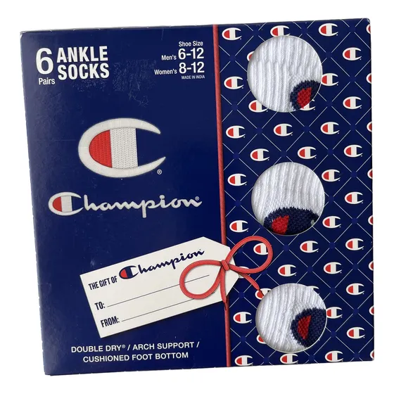 Medias Champion Unisex (6 Pack)