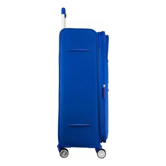 Valija Elf 28 Semirígida 4280 4 Ruedas Color Azul Lisa