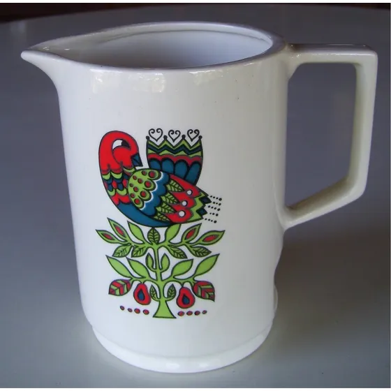 Jarra En Cerámica Para El Calentamiento De Bebidas (vintage)