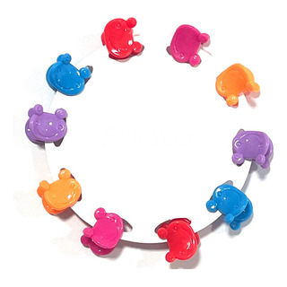 Kit Com 10 Mini Piranhas Modelos Variados Tic Tac Presilha Kit Com 10 Mini Piranhas Modelos Variados Tic Tac Presilha