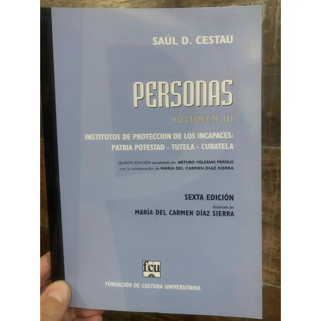 Personas Tomo 3 Saúl D. Cestau Sexta Edición