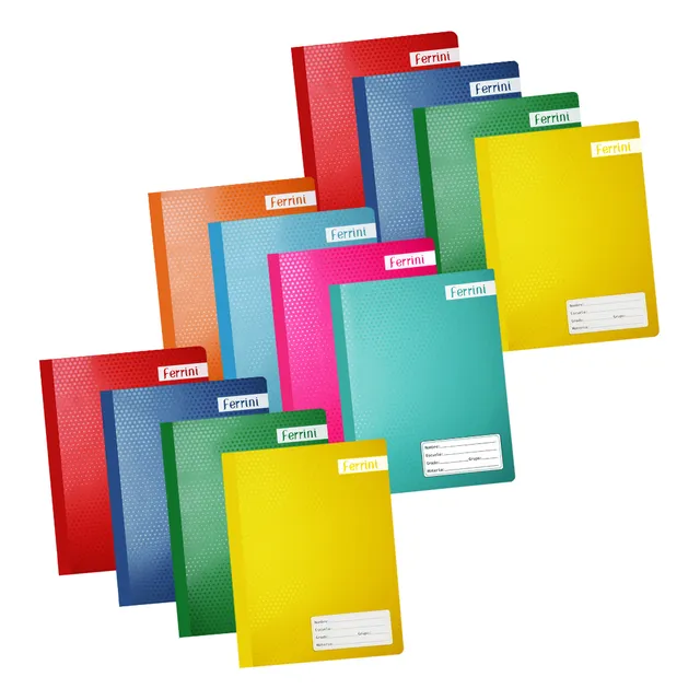 Cuaderno Cosido Profesional Ferrini Libreta 100h 12-pack Raya